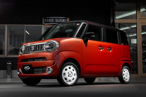 Amazon.co.jp: MID 299 MOSH MANEKI ホイール SHIRO 15インチ×4.5J